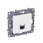 NILOE/NILOE SELECTION - GNIAZDO 2XRJ45 KAT. 6 FTP BIAŁE