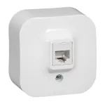 FORIX IP20 - GNIAZDO 1XRJ45 KAT. 5E UTP BIAŁE