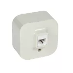 FORIX IP20 - GNIAZDO 1XRJ45 KAT. 5E UTP KREMOWE