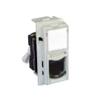 LIVING NOW - GNIAZDO RJ45 - UTP - KAT.5E - 1 MODUŁ - BIEL