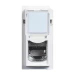 LIVING NOW - GNIAZDO RJ45 - UTP - KAT.6 - 1 MODUŁ - BIEL