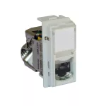 LIVING NOW - GNIAZDO RJ45 - STP - KAT.6A - 1 MODUŁ - BIEL