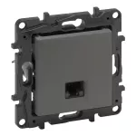 Niloe Step - gniazdo RJ45 kat. 6 FTP- kolor stalowy