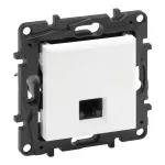 Niloe Step - gniazdo RJ45 kat. 6 UTP - kolor biały