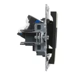SUNO - Gniazdo 2XRJ45/kat 6 UTP, Czarny