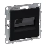 SUNO - Gniazdo RJ45/kat 6A UTP, Czarny