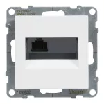 SUNO - Gniazdo RJ45/kat 6 UTP, Biały