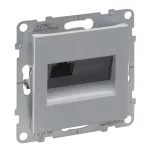 SUNO - Gniazdo RJ45/kat 5E UTP, Aluminium