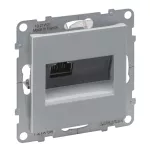 SUNO - Gniazdo RJ45/kat 6A STP, Aluminium