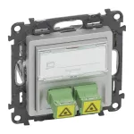 VALENA LIFE GNIAZDO ŚWIATŁOWODOWE 2 x SC / APC ALUMINIUM