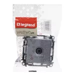 VALENA LIFE GNIAZDO TV PRZELOTOWE ALUMINIUM