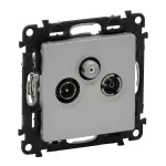 VALENA LIFE GNIAZDA ZAKOŃCZENIE TV-RD-SAT ALUMINIUM