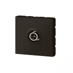 MOSAIC - Gniazdo TV Ø 9,52 mm "męskie" 2400 MHz - 2 modułowe - Antracyt