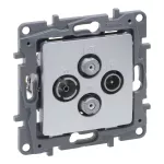 NILOE SELECTION - GNIAZDO TV-RD-SAT-SAT KOŃCOWE DO INSTALACJI TYPU GWIAZDA 1,5 DB ALUMINIUM