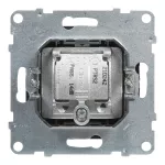 SUNO - Gniazdo TV-R-SAT przelotowe 14 dB, Czarny