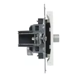 SUNO - Gniazdo TV typ "F" - końcowe - 1.5 dB, Biały