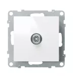 SUNO - Gniazdo TV - końcowe - 1.5 dB, Biały