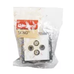 SUNO - Gniazdo TV-R-2xSAT - końcowe - 1.5 dB, Biały
