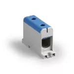 Zacisk uniwersalny Al/Cu 1-torowy 35 - 150 mm² - niebieski