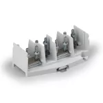 Zacisk rozdzielczy 750V, 4-torowy, Cu 2,5-70 mm², podstawa z tworzywa