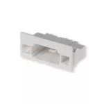 Akcesoria dla złączek instalacyjnych, 3-torowy adapter, biały