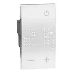 LIVING NOW - TERMOSTAT Z WYŚWIETLACZEM - 2 MODUŁY - BIEL