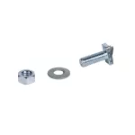Zestaw 100 szt. śrub młoteczkowych dł. 22 mm