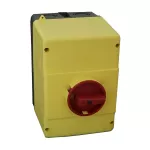 ROZDZIELNICA MPX3 32H/MA Z NAPĘDEM ŻÓŁTO-CZERWONYM