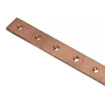SZYNA MIEDZIANA Z OTWORAMI. M5 12 X 2 MM X 1 M