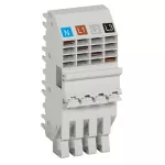 HX3 PODSTAWA WTYKOWA DOAPARATÓW MODUWOŁYCH DX3 1 MODUŁ NA BIEGUN 4P