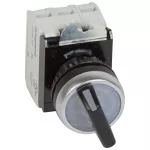 OSMOZ KOMPLET Z PODŚW.-MANETKA CZERW. 24V 2 POZYCJE STABILNE + UCHWYT 1NO+1NC