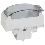 UCHWYT DO APARATÓW MODUŁOWYCH DO KOLUMN I KANAŁÓW DLP (POKRYWA 45 MM) - 2 MODUŁY - KOLOR ALUMINIUM