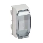 UCHWYT DO APARATÓW MODUŁOWYCH DO KOLUMN I KANAŁÓW DLP (POKRYWA 45 MM) - 2 MODUŁY - KOLOR BIAŁY