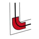 DLP ŁĄCZNIK VDI KĄT PŁASKI