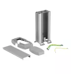 Minikolumna uniwersalna 1-komorowa 0,3m, aluminium