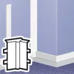 DLP KĄT WEWĘTRZNY REGULOWANY 75 X 20 BIAŁY