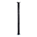 INCARA: VERTEBRA - 4 PRZEDZIAŁY, METALOWA STOPA - 0,8 M-CZARNY