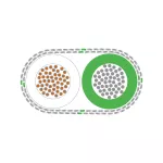 KE13L-SIL Fe/CuNi JX 2X1,5 IEC oval