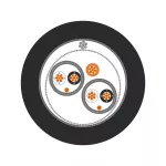UNITRONIC® RE-2Y(ST)YV PIMF 4X2X1,3 BK