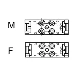 MCS 4 F MALE MODULE