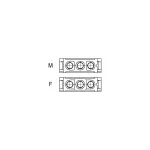 MCS 3 COAX MALE MODULE