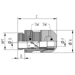 SKINTOP® HYGIENIC SC NPT 1/2IN