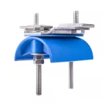 END CLAMP FLAT C30 30X54 STAINLESS