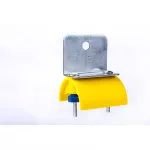 Mounting plate end clamp flat steel wire