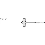 CABLE TIES TY-RAP® TY 51 M 92X2.4 NA