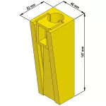 ROUND CABLE WEDGE CLAMPS RKK 02