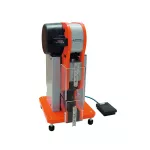Crimping machine for single contacts