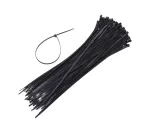AWTOOLS OPASKA PLASTIK CZARNA 3,6x300/100szt.