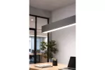 OPRAWA LINIOWA LUNA, LED, 20W, 2400lm, CCT, AC220-240V, AL/PC, 60cm, CZARNY