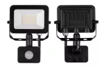 G-TECH NAŚWIETLACZ Z CZUJNIKIEM RUCHU VILMAR, LED, 20W, 2000lm, 6400K, AC220-240V, IP65, CZARNY